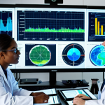 **

"A team of diverse scientists, fully clothed in lab coats, analyzing climate model data on computer screens in a brightly lit, modern research facility.  Graphs and charts display complex climate projections. Safe for work, appropriate content, professional setting, perfect anatomy, natural proportions, high quality image."

**