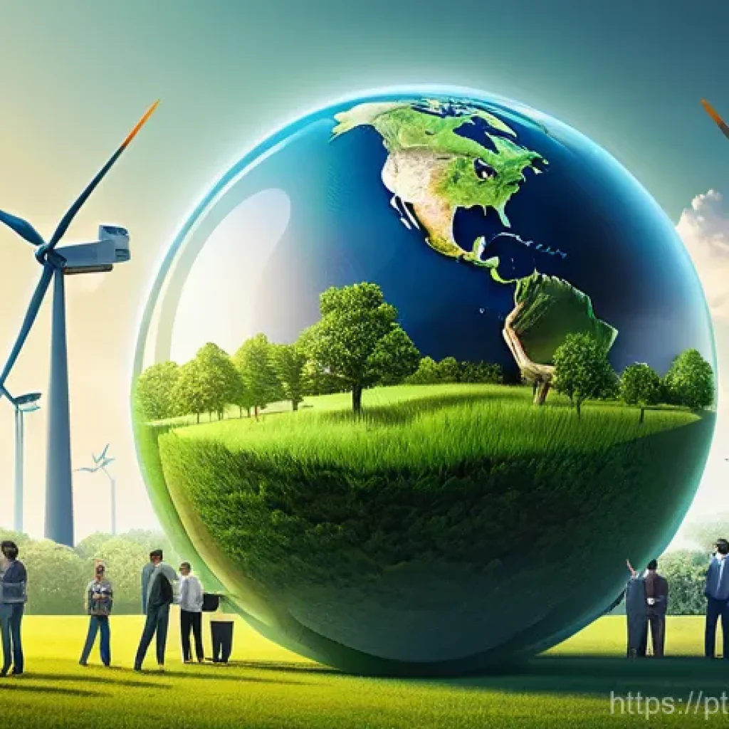 탄소예산을 통한 에너지 전환 정책 연구 - A conceptual illustration depicting the global "carbon budget" as a finite resource, symbolized by a...