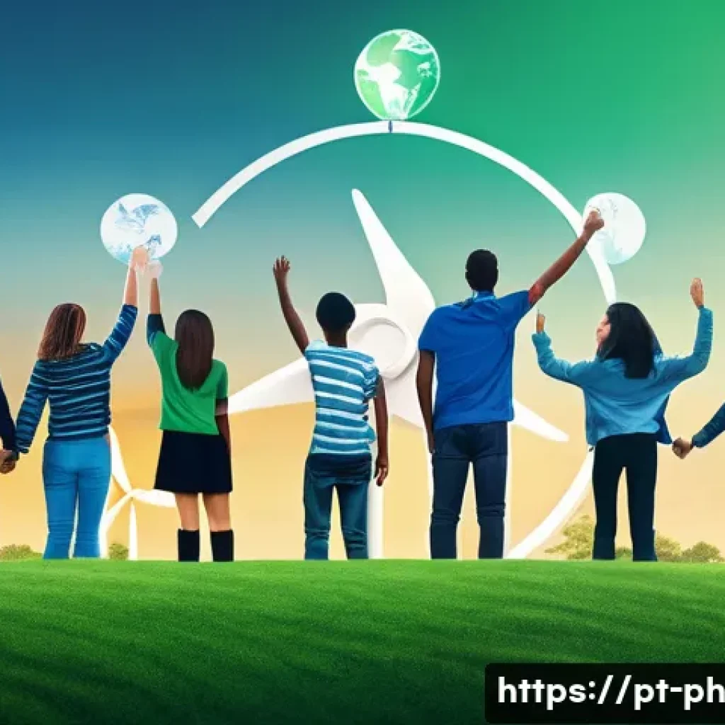 탄소예산을 활용한 기후 정책의 혁신적 사례 - **A Global Green Shift: Countdown to Action**
An inspiring and dynamic image showcasing a global...
